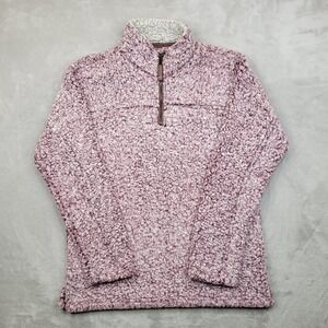 True Grit‎ Sweatshirt Womens Small 1/4 Zip Sweater Sherpa Fleece Comfort Outdoor